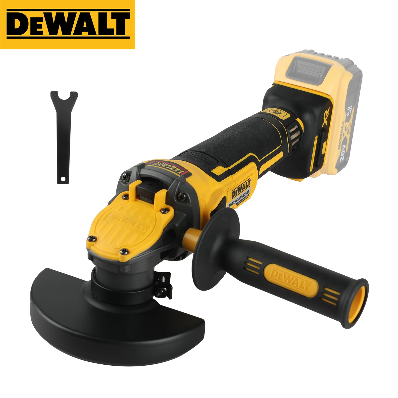 Dewalt 9000RPM DCG409 125MM Brushless Angle Grinder Cordless Cutting Machine Impact Polisher Machine Rechargeable Power Tool
Dewalt 9000RPM DCG409 125MM Brushless Angle Grinder Cordless Cutting Machine Impact Polisher Machine Rechargeable Power Tool