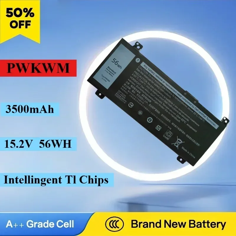 New 9KY50 PWKWM 15.2V 56Wh Laptop Battery Replace for Dell Inspiron 14-7466 14-7467 7000 Series 0M6WKR 63K70 9KY50 P78G001 P78G
New 9KY50 PWKWM 15.2V 56Wh Laptop Battery Replace for Dell Inspiron 14-7466 14-7467 7000 Series 0M6WKR 63K70 9KY50 P78G001 P78G