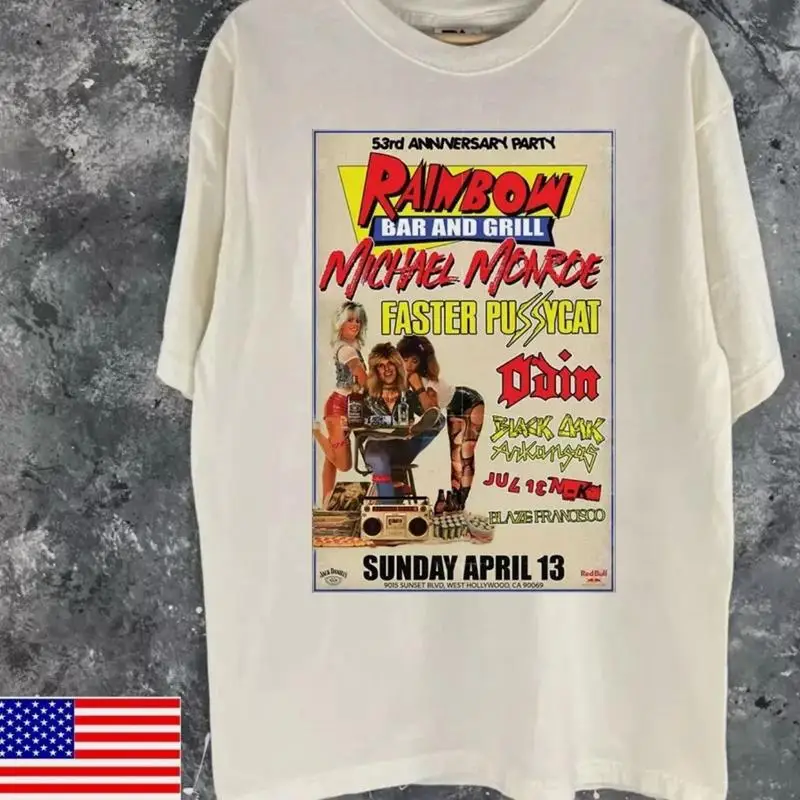 Faster Pussycat Rainbow Bar And Grill T Shirt Size S 5XL
Faster Pussycat Rainbow Bar And Grill T Shirt Size S 5XL