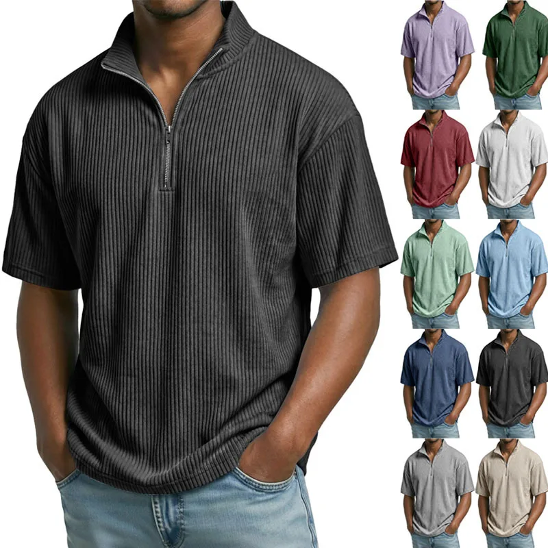 Large Size Summer Men's Short Sleeve Shirt Top Cool Feeling Simple Style Pure Color Series Clothing for Youth
Large Size Summer Men's Short Sleeve Shirt Top Cool Feeling Simple Style Pure Color Series Clothing for Youth