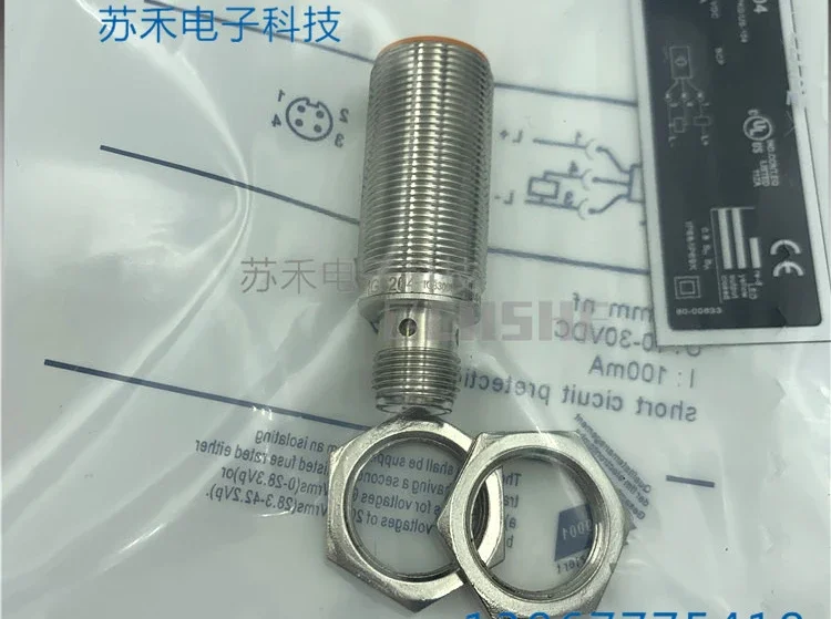 Proximity switch IGS204 IGB3008BBPKG/US-104 plug-in threaded inductive PNP.NO sensor
Proximity switch IGS204 IGB3008BBPKG/US-104 plug-in threaded inductive PNP.NO sensor