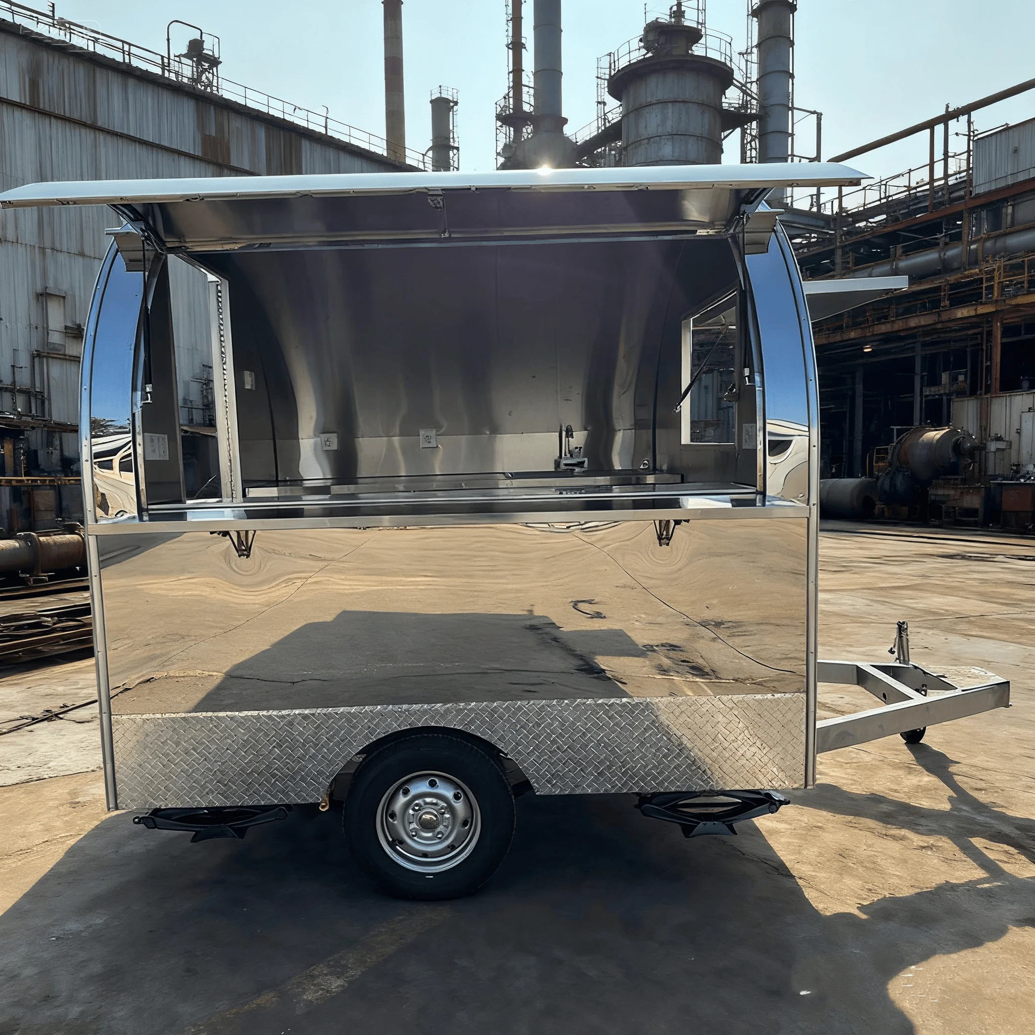 Mobile Food Cart Caravan Food Truck Snack Business Small Food Trailer Cart Ice Cream Cart Coffee Trailer
Mobile Food Cart Caravan Food Truck Snack Business Small Food Trailer Cart Ice Cream Cart Coffee Trailer