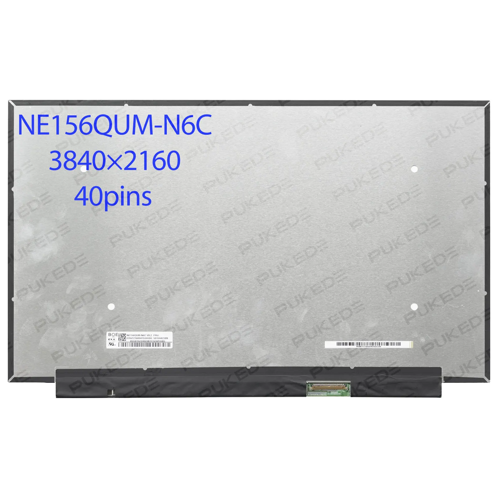 15,6-дюймовый IPS 4K ЖК-экран для ноутбука NE156QUM-N6C для Lenovo ThinkPad 5D10V82389 100% Adobe RGB UHD3840x2160 40 контактов
15,6-дюймовый IPS 4K ЖК-экран для ноутбука NE156QUM-N6C для Lenovo ThinkPad 5D10V82389 100% Adobe RGB UHD3840x2160 40 контактов