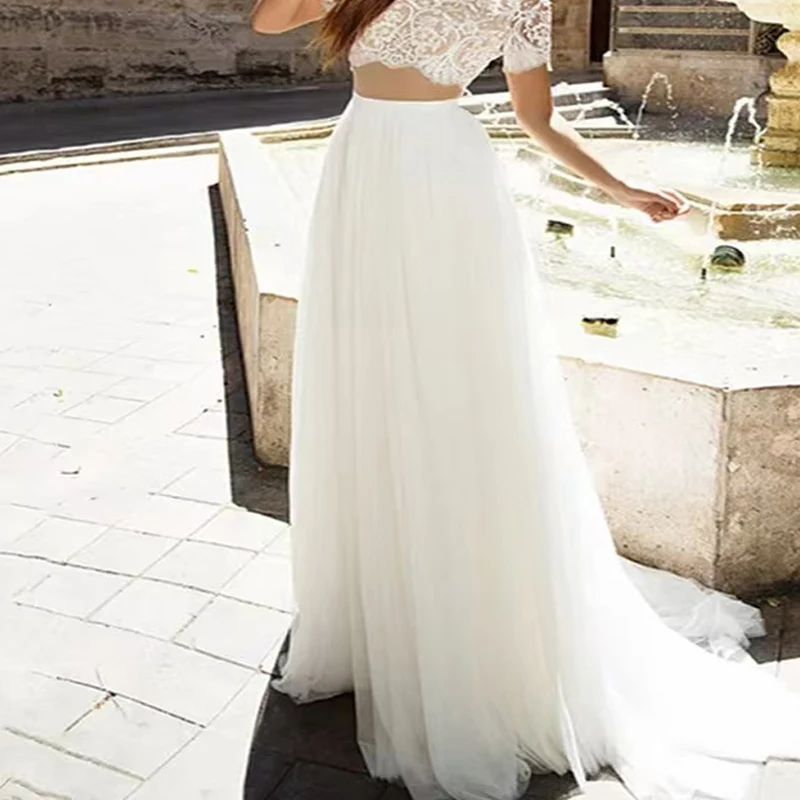 Tulle Wedding Long Skirt Wedding Removable Train for Dresses Formal Party Bridal Overskirts Customized 2025
Tulle Wedding Long Skirt Wedding Removable Train for Dresses Formal Party Bridal Overskirts Customized 2025