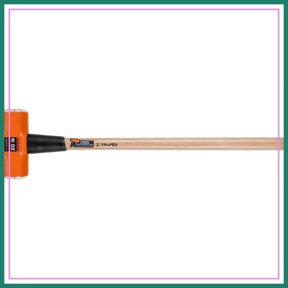 36-Inch Hickory Handle Sledge Hammer, 20-Pound Head for Heavy Duty Demolition
36-Inch Hickory Handle Sledge Hammer, 20-Pound Head for Heavy Duty Demolition