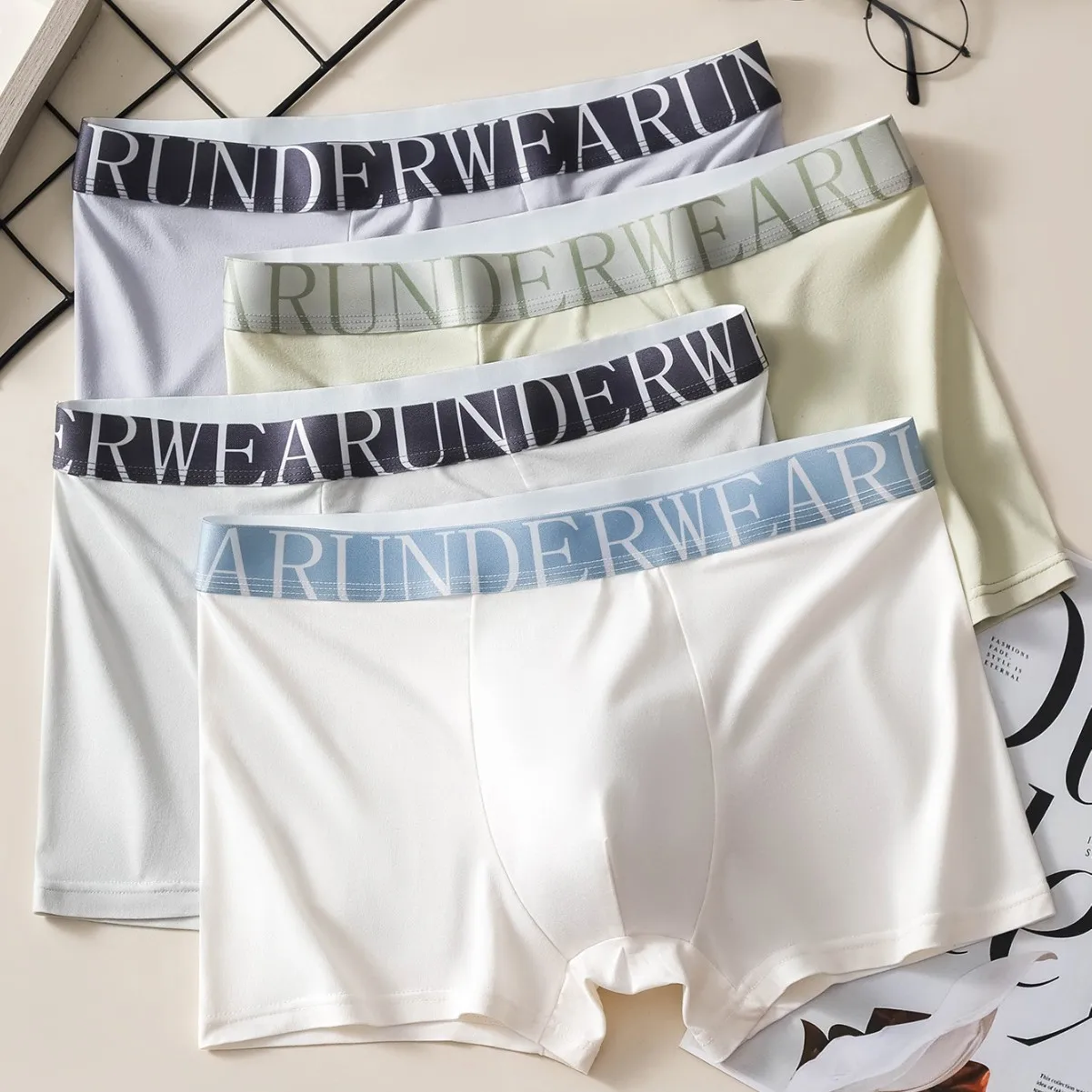 Cotton Youth Boxer Shorts Comfortable Breathable Underwear Men Personalized Lingerie Color Matching Large Male Fashoin Underpant
Cotton Youth Boxer Shorts Comfortable Breathable Underwear Men Personalized Lingerie Color Matching Large Male Fashoin Underpant