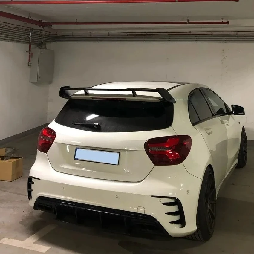 Car Styling For Mercedes Benz W176 A200 A250 A260 A45 AMG 2013-2018 Hatchback Rear Bumper Lip Spoiler Splitter Canards Black ABS
Car Styling For Mercedes Benz W176 A200 A250 A260 A45 AMG 2013-2018 Hatchback Rear Bumper Lip Spoiler Splitter Canards Black ABS