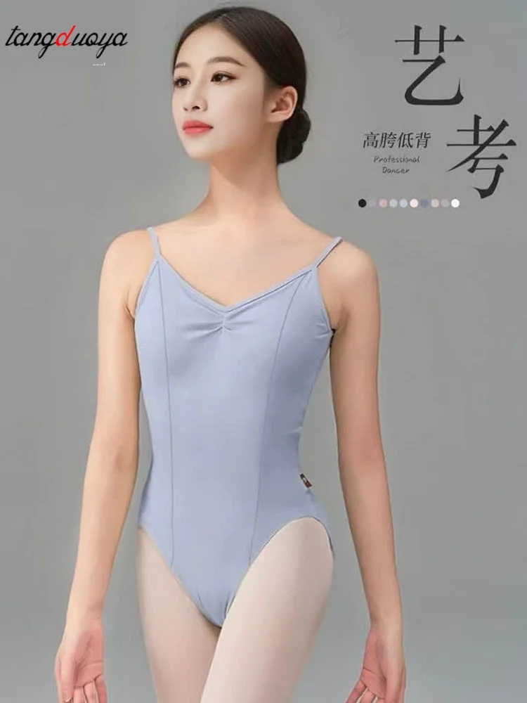 Girls Women Ballet Leotards Strap Camisole Dance Leotard High hip base training Gymnastic Dance Bodysuit Ballet Bodysuit
Girls Women Ballet Leotards Strap Camisole Dance Leotard High hip base training Gymnastic Dance Bodysuit Ballet Bodysuit