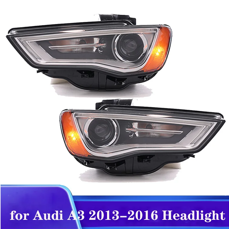 Suitable for 2013-2016 Audi A3 headlight assembly US version LED daytime running light turn signal HID lens OE parts
Suitable for 2013-2016 Audi A3 headlight assembly US version LED daytime running light turn signal HID lens OE parts