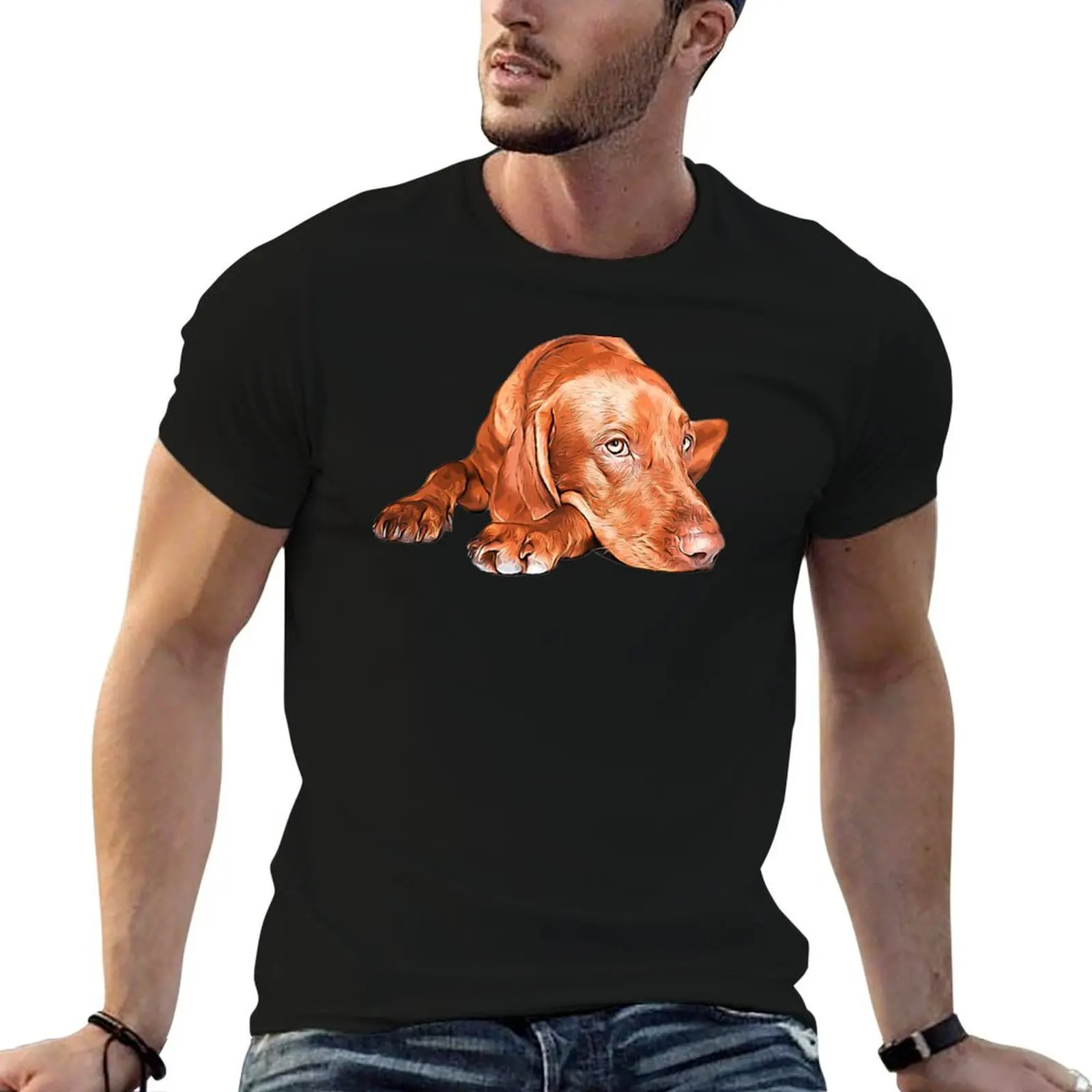 Hungarian Vizsla T-Shirt men t shirt cotton 100% anime t shirts for man T-Shirt
Hungarian Vizsla T-Shirt men t shirt cotton 100% anime t shirts for man T-Shirt