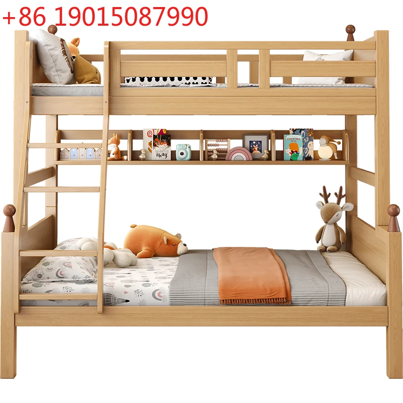 Solid wood bunk bed Two-layer high and low Double Upper and lower wooden Mother and child Combination
Solid wood bunk bed Two-layer high and low Double Upper and lower wooden Mother and child Combination
