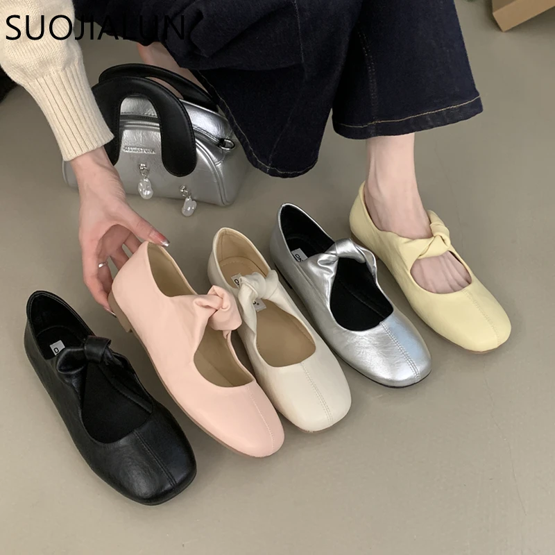 SUOJIALUN Spring New Women Flat Heel Mary Jane Shoes Fashion Round Toe Shallow Ladies Single Shoes Outdoor Dress Ballet Sheos
SUOJIALUN Spring New Women Flat Heel Mary Jane Shoes Fashion Round Toe Shallow Ladies Single Shoes Outdoor Dress Ballet Sheos