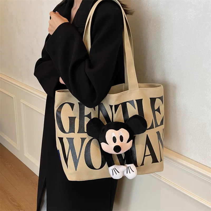 New Animated Disney Mickey Mouse Cute Canvas Bag Large Tote Bag Simple Fashion Style Gift For Lady Handbag Girl Birthday Present
New Animated Disney Mickey Mouse Cute Canvas Bag Large Tote Bag Simple Fashion Style Gift For Lady Handbag Girl Birthday Present