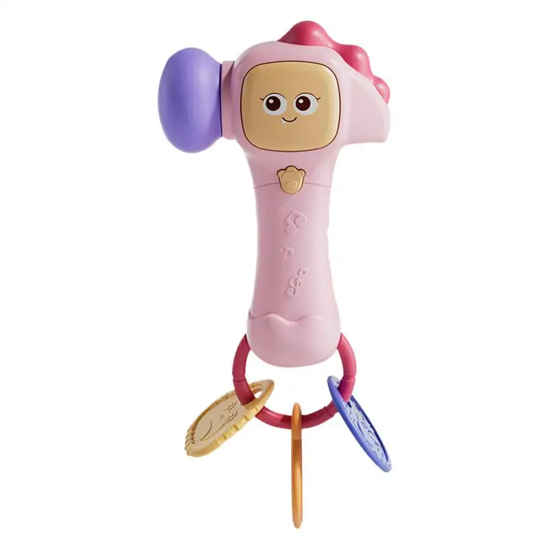 Musical Light Hammer Toy Hammer-Shaped Teething Rattle Toy Rattle Musical Light Up Toys Musical Shake Toys For Home Nursery
Musical Light Hammer Toy Hammer-Shaped Teething Rattle Toy Rattle Musical Light Up Toys Musical Shake Toys For Home Nursery