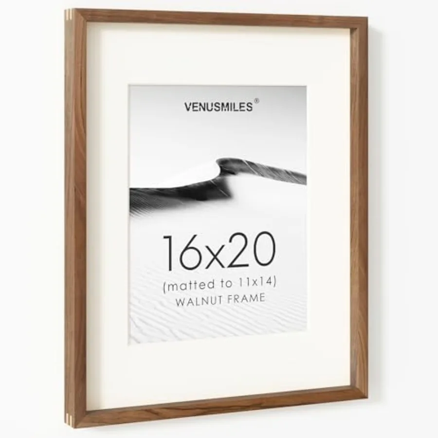 16 x 20 Picture Frame USA-Sourced Natural Walnut Wood Photo Collage Frame with HD Tempered Glass Modern Simple 16x20 Wooden Fra
16 x 20 Picture Frame USA-Sourced Natural Walnut Wood Photo Collage Frame with HD Tempered Glass Modern Simple 16x20 Wooden Fra