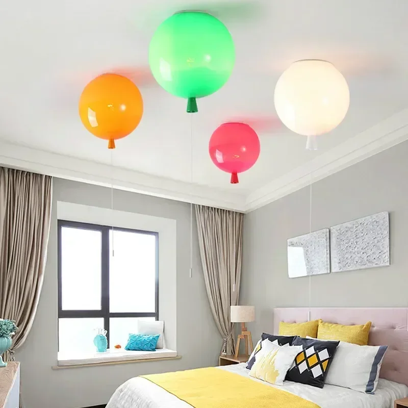 SANDYHA Modern Colorful Balloon Ceiling Light Cartoon LED Lamp for Bedroom Children's Room Indoor Home Decor Lighting Fixture
SANDYHA Modern Colorful Balloon Ceiling Light Cartoon LED Lamp for Bedroom Children's Room Indoor Home Decor Lighting Fixture