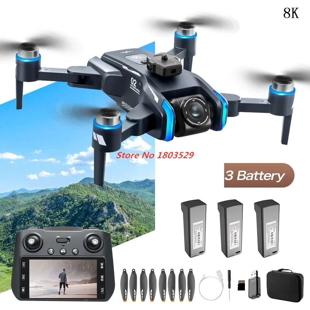 8K Brushless Obstacle Avoidance WIFI FPV RC Drone 8K Aerial Camera With Screen Remote Control Quadcopter 5G GPS Follow Me Return
8K Brushless Obstacle Avoidance WIFI FPV RC Drone 8K Aerial Camera With Screen Remote Control Quadcopter 5G GPS Follow Me Return