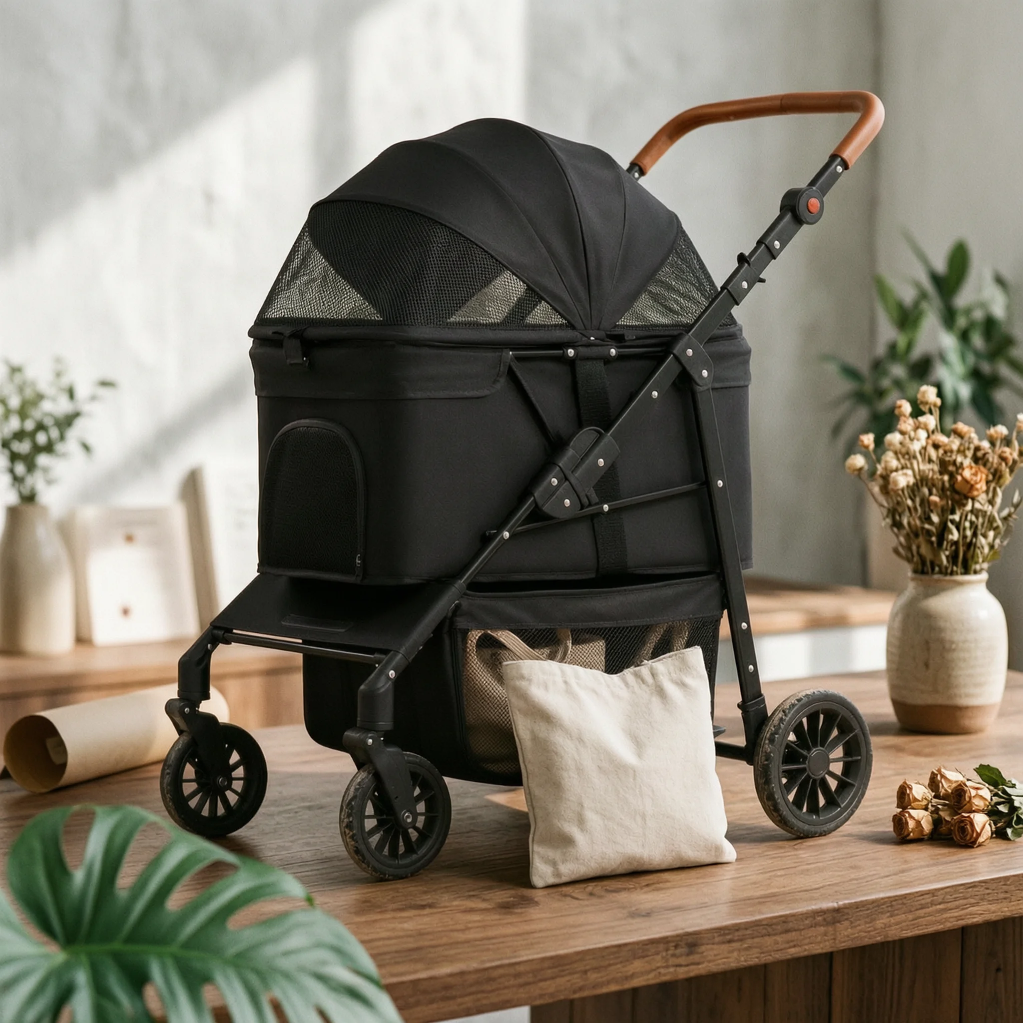 Foldable Pet Stroller Multi-Function Foldable Dog Stroller Large Dog Wagon Breathable Mesh Window Pet 360-Degree rotation°
Foldable Pet Stroller Multi-Function Foldable Dog Stroller Large Dog Wagon Breathable Mesh Window Pet 360-Degree rotation°
