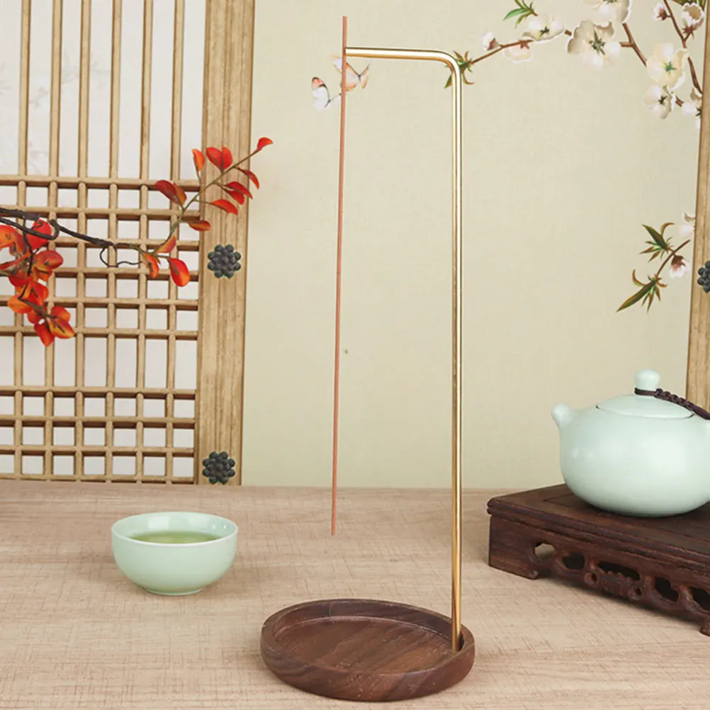 1pc Incense Holder Creative Inverted Stick Bracket Wood Base Black Walnut Bedroom Living Room Decor Metal Sturdy Stable
1pc Incense Holder Creative Inverted Stick Bracket Wood Base Black Walnut Bedroom Living Room Decor Metal Sturdy Stable