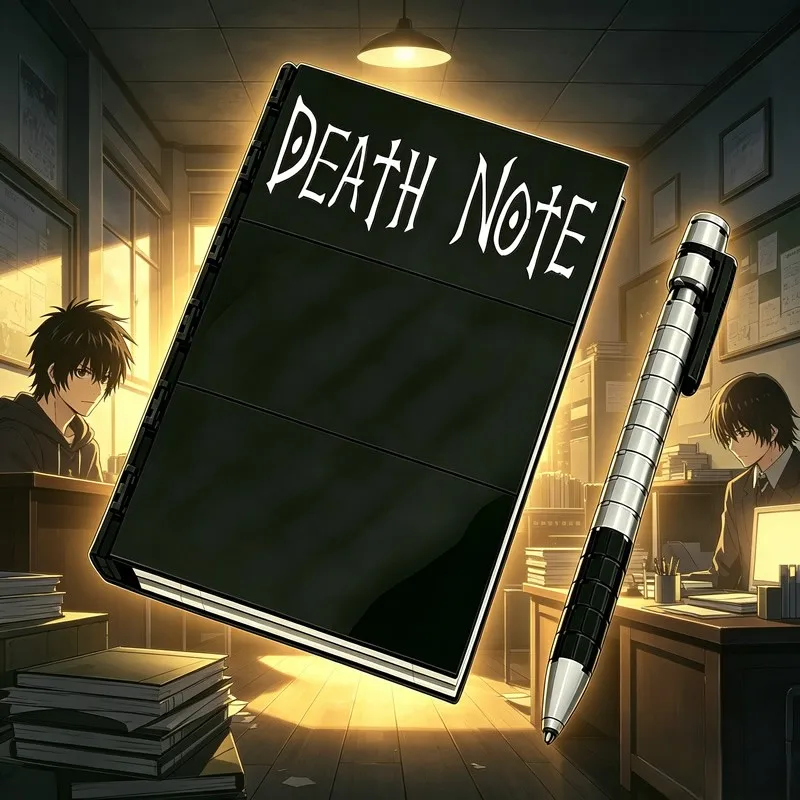 Dark Fantacy Anime Death Journal Notebook Building Blocks Shinigami Character Bricks Halloween Desktop Party Decor DIY Toy Gift
Dark Fantacy Anime Death Journal Notebook Building Blocks Shinigami Character Bricks Halloween Desktop Party Decor DIY Toy Gift