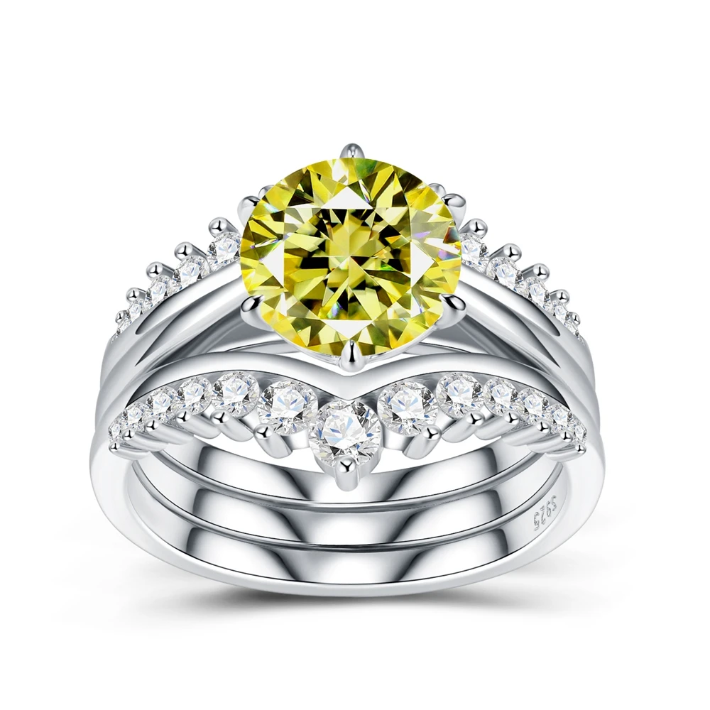 Creativity D Color all Moissanite Ring S925 Sterling Silver Stacked up Wedding Rings for Woman Anniversary Party Jewelry Gift
Creativity D Color all Moissanite Ring S925 Sterling Silver Stacked up Wedding Rings for Woman Anniversary Party Jewelry Gift