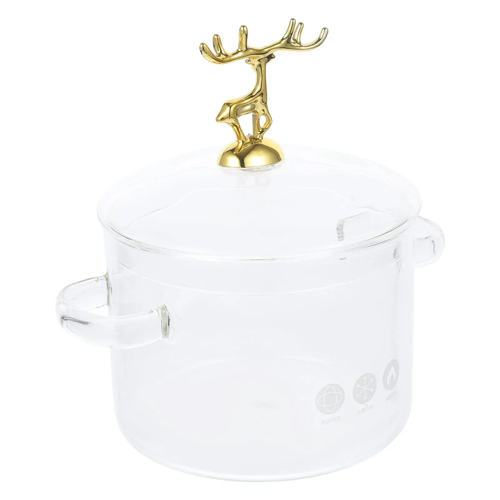 Glass Stew Pot Heat Resistant Clear Soup Cooking Pot for Household Kitchen with Ergonomic Handles Lid for Slow Stewing
Glass Stew Pot Heat Resistant Clear Soup Cooking Pot for Household Kitchen with Ergonomic Handles Lid for Slow Stewing