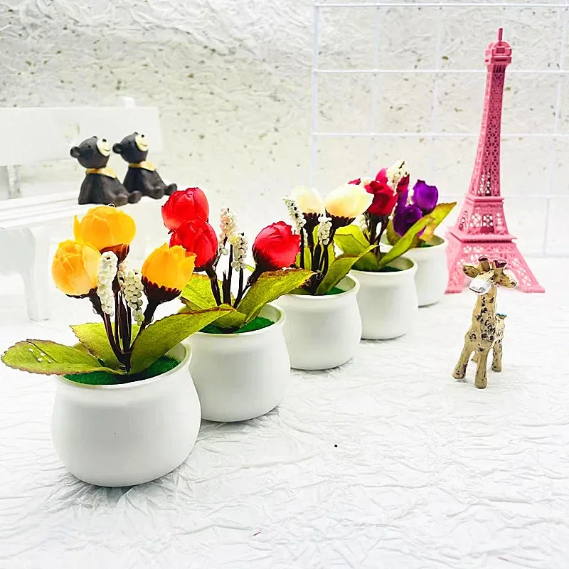 Artificial plants fake flower bonsai, mini potted plants desktop decoration ornaments, garden living room home decor
Artificial plants fake flower bonsai, mini potted plants desktop decoration ornaments, garden living room home decor