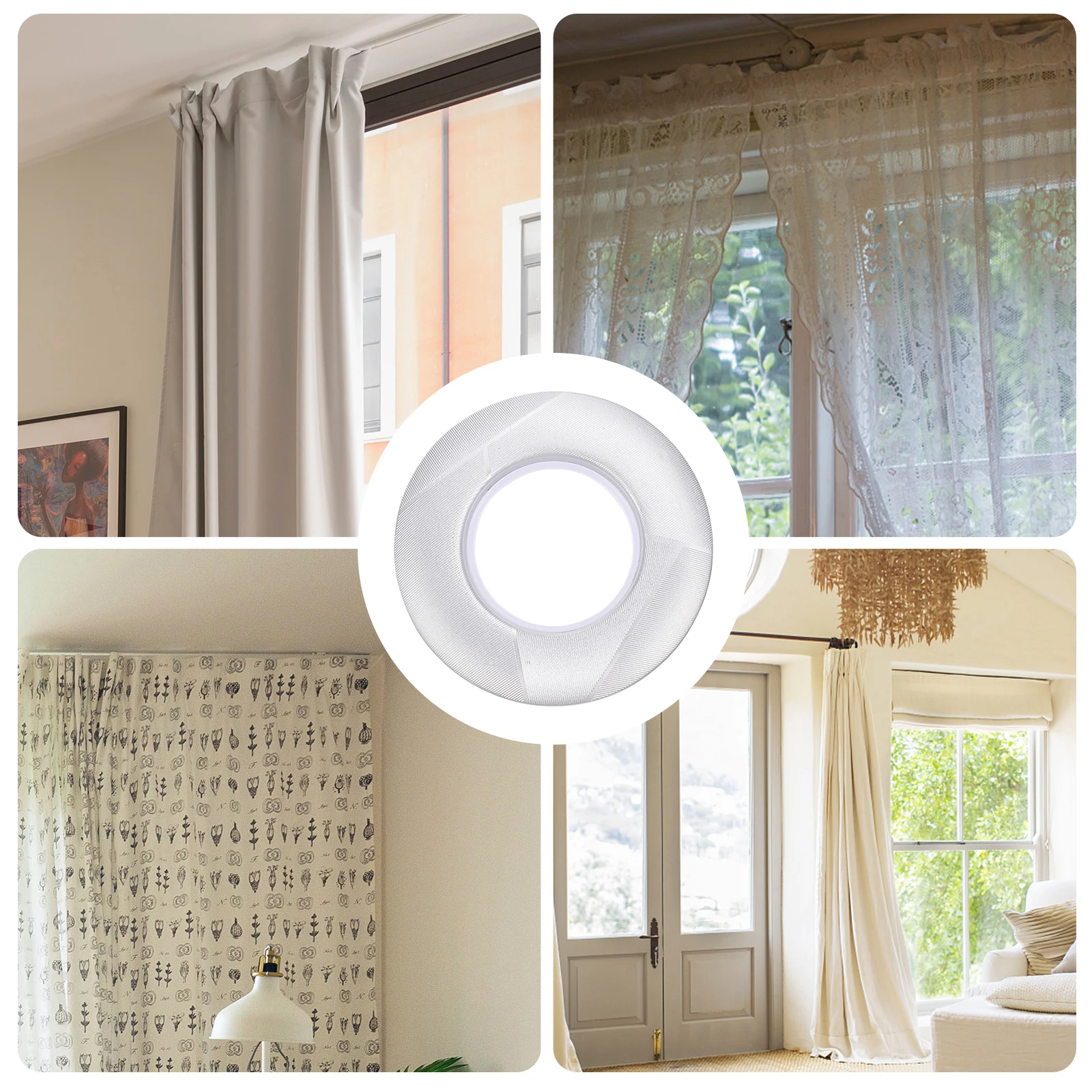 Eyelets Self-locking Drilling Ring Curtain Rings Plastic Cloth Pattern Silver Pp Buckle
Eyelets Self-locking Drilling Ring Curtain Rings Plastic Cloth Pattern Silver Pp Buckle