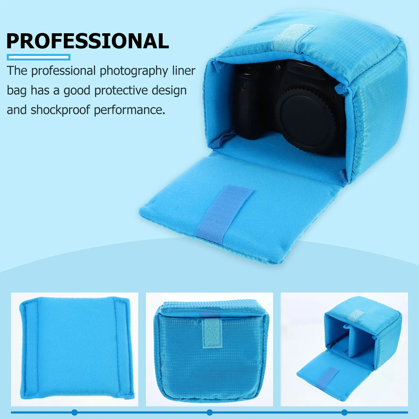 Shockproof Waterproof Lens Pouch Bag Thickened Camera Insert For Dslr Lens Portable Polyester Protective Case Water Resistant
Shockproof Waterproof Lens Pouch Bag Thickened Camera Insert For Dslr Lens Portable Polyester Protective Case Water Resistant