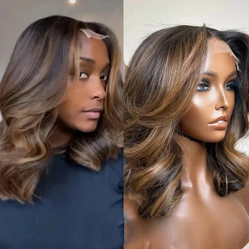 Honey Blonde Highlight Body Wave Bob Wig 13x4 Lace Front Glueless for Women Cosplay Party Wig
Honey Blonde Highlight Body Wave Bob Wig 13x4 Lace Front Glueless for Women Cosplay Party Wig