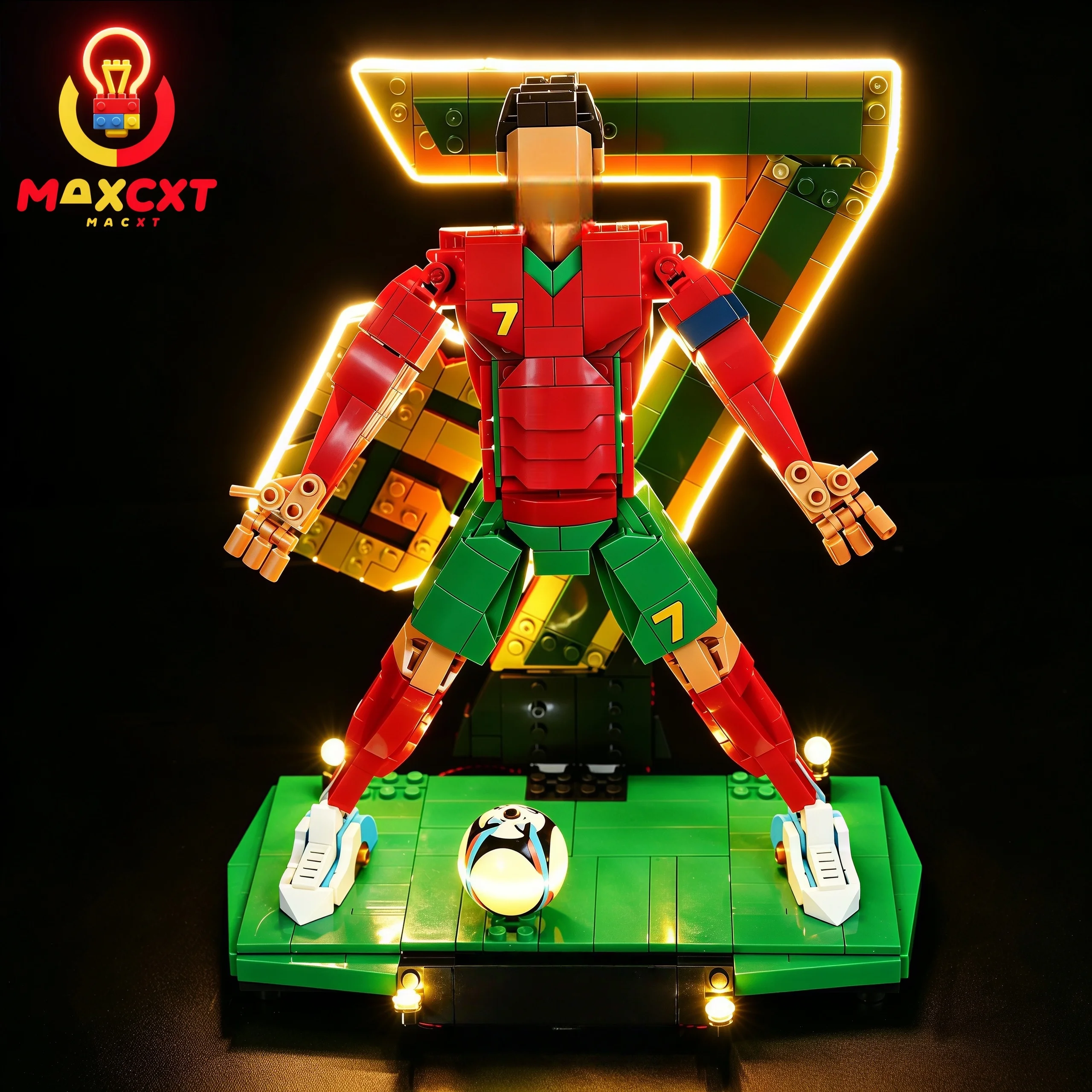 MAXCXT LED Light For LEGO 43016 Ronaldo - Football Legend DIY Decorative Lamp Not Include Building Blocks Set
MAXCXT LED Light For LEGO 43016 Ronaldo - Football Legend DIY Decorative Lamp Not Include Building Blocks Set
