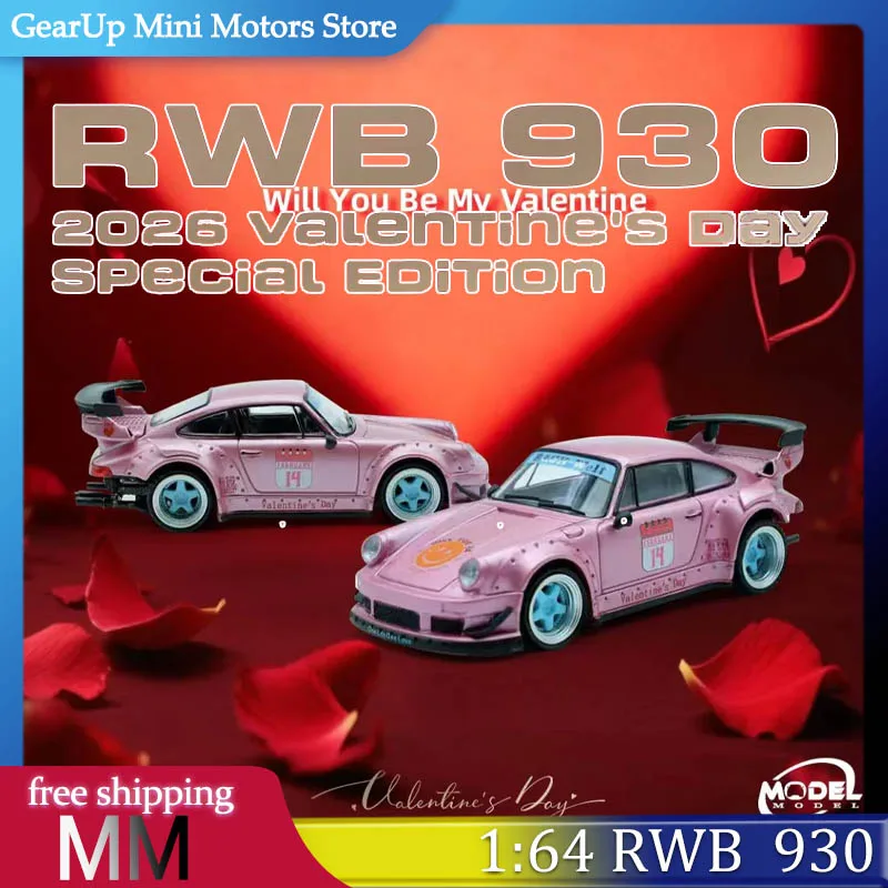 Модель 1:64 RWB Porsche 930, подарок на День святого Валентина, выпуск 2026 года, с коробкой в стиле книги и сценой, коллекционная модель автомобиля RWB JDM
Модель 1:64 RWB Porsche 930, подарок на День святого Валентина, выпуск 2026 года, с коробкой в стиле книги и сценой, коллекционная модель автомобиля RWB JDM