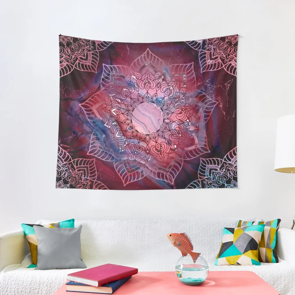 Beautiful Mandala - Red Purple and silver blue tones Tapestry Decor Home Wall Hangings Decoration Tapestry
Beautiful Mandala - Red Purple and silver blue tones Tapestry Decor Home Wall Hangings Decoration Tapestry