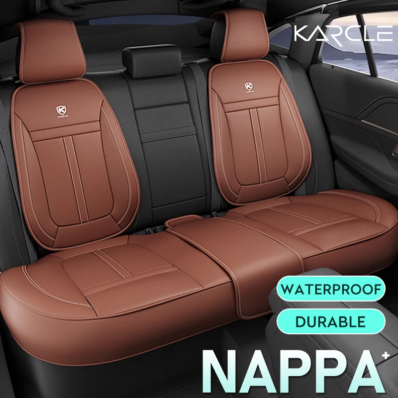 Karcle Nappa Leather Car Seat Cover Breathable Seat Cushion Cover Anti-Slip and Full Wrap Driver Seat Protectors Car Accessory
Karcle Nappa Leather Car Seat Cover Breathable Seat Cushion Cover Anti-Slip and Full Wrap Driver Seat Protectors Car Accessory