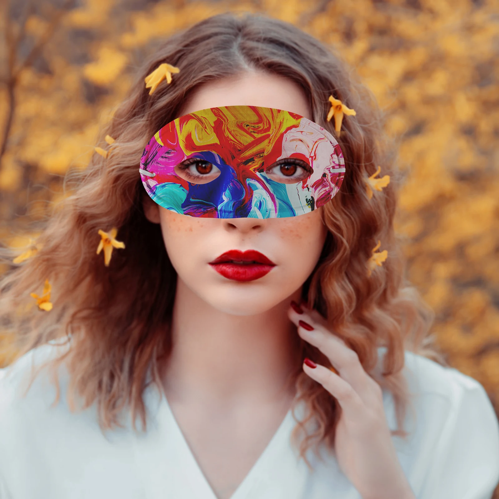 10 Pcs Blank Masks Plain Funny Paintable White Paper DIY Handmade Masquerade Party Carnival School Accessories
10 Pcs Blank Masks Plain Funny Paintable White Paper DIY Handmade Masquerade Party Carnival School Accessories