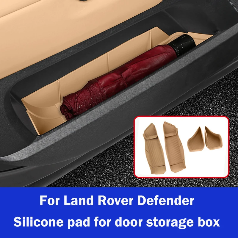 For Land Rover 2020-2025 Defender 130/110/90 Door Storage Box Silicone Mat Interior Decoration Accessories
For Land Rover 2020-2025 Defender 130/110/90 Door Storage Box Silicone Mat Interior Decoration Accessories