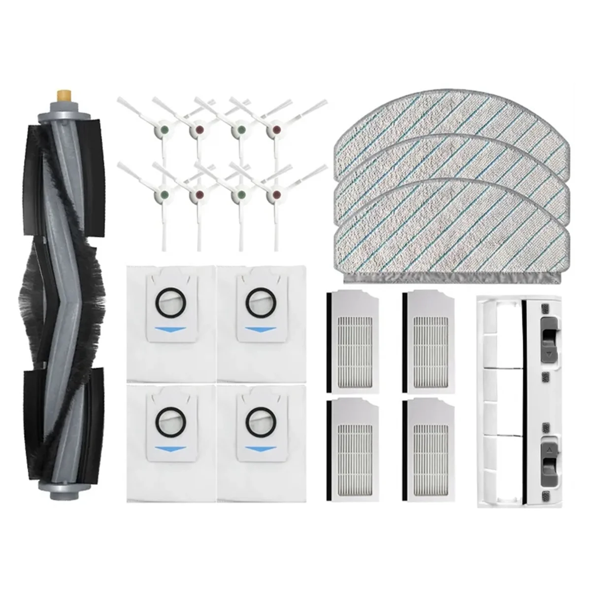 Для Ecovacs T10 Plus / X1 Plus Запчасти для робота-пылесоса, основная боковая щетка, Hepa фильтр, пылесборник, Швабра, сменная деталь
Для Ecovacs T10 Plus / X1 Plus Запчасти для робота-пылесоса, основная боковая щетка, Hepa фильтр, пылесборник, Швабра, сменная деталь