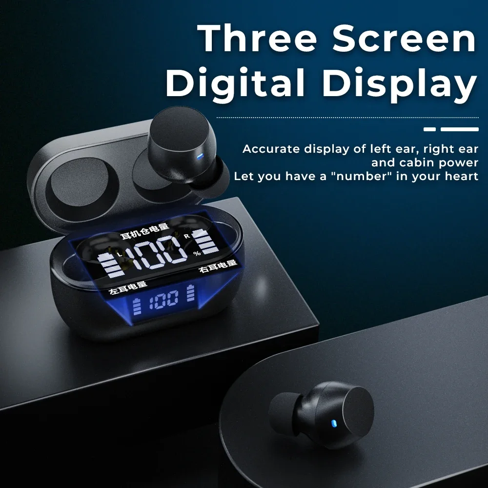 Invisible Wireless Earbuds Bluetooth 5.3 TWS Earphone HIFI Music Smart Touch Headset Waterproof Sports Earphone with Mic
Invisible Wireless Earbuds Bluetooth 5.3 TWS Earphone HIFI Music Smart Touch Headset Waterproof Sports Earphone with Mic