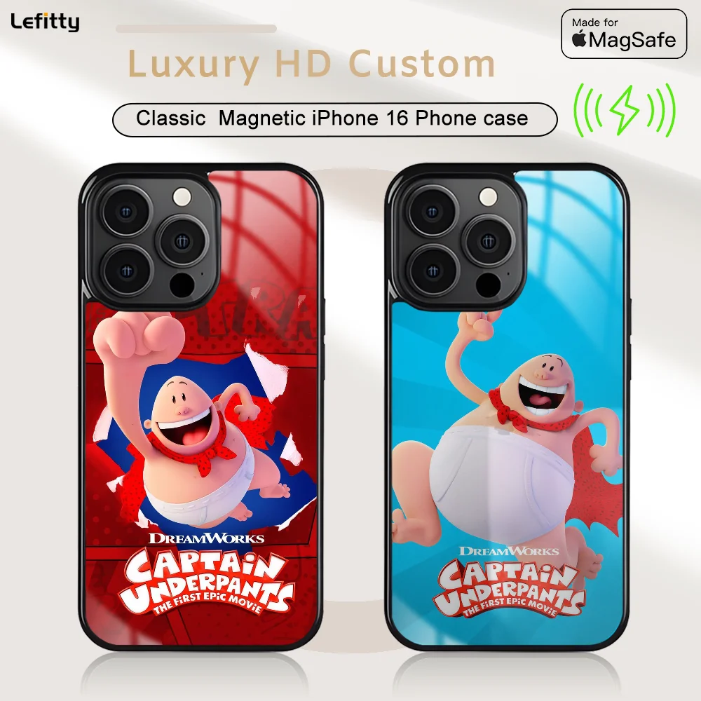 C-Captain Underpants Phone Case For iPhone 16 15 14 13 12 11 Pro Max Plus Mini Magnetic Magsafe Wireless Charging Cover
C-Captain Underpants Phone Case For iPhone 16 15 14 13 12 11 Pro Max Plus Mini Magnetic Magsafe Wireless Charging Cover