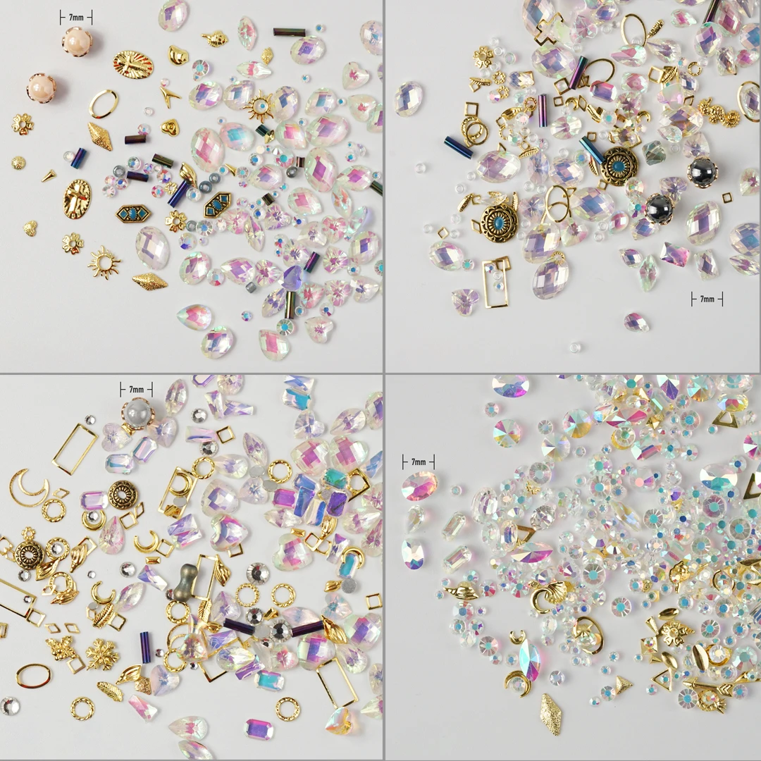 Mixed Nail Charms 3d Metal Gold Ab Stones Glass Glitter Art Decorations Press on Nails Gems Shell Jewelry Crystal Rhinestones
Mixed Nail Charms 3d Metal Gold Ab Stones Glass Glitter Art Decorations Press on Nails Gems Shell Jewelry Crystal Rhinestones