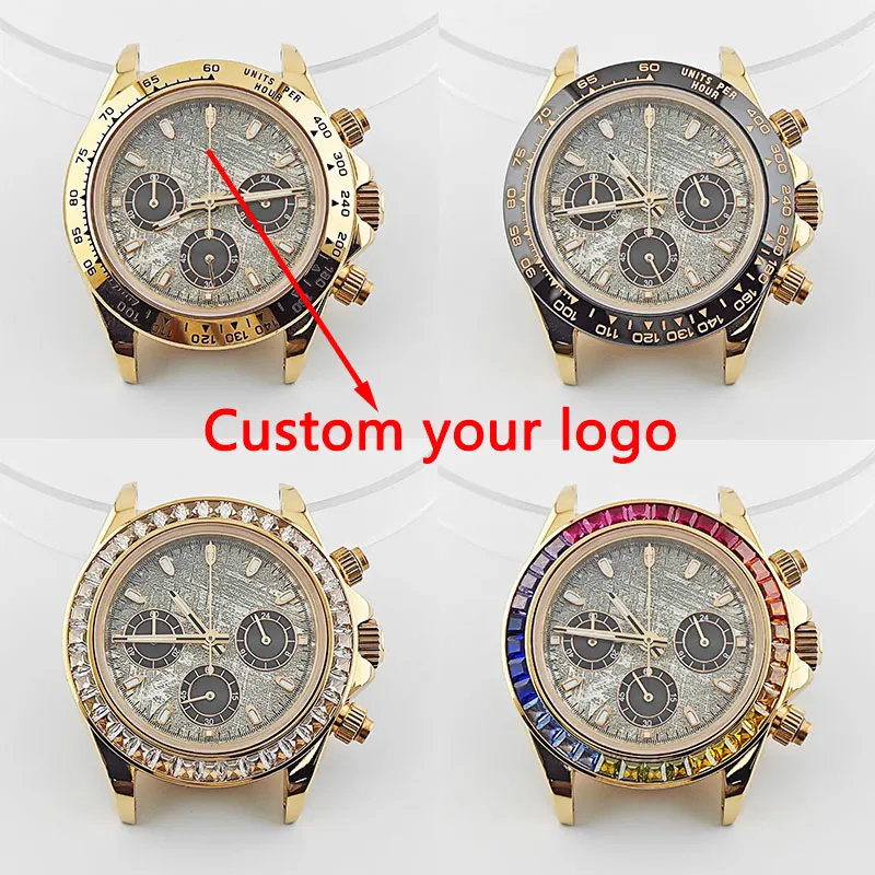 Корпус VK63 из розового золота, 39,5 мм, циферблат с метеоритом, подходит для механизма VK63, циферблат с индивидуальным логотипом, нержавеющая сталь 316L, корпус для часов из сапфирового стекла
Корпус VK63 из розового золота, 39,5 мм, циферблат с метеоритом, подходит для механизма VK63, циферблат с индивидуальным логотипом, нержавеющая сталь 316L, корпус для часов из сапфирового стекла