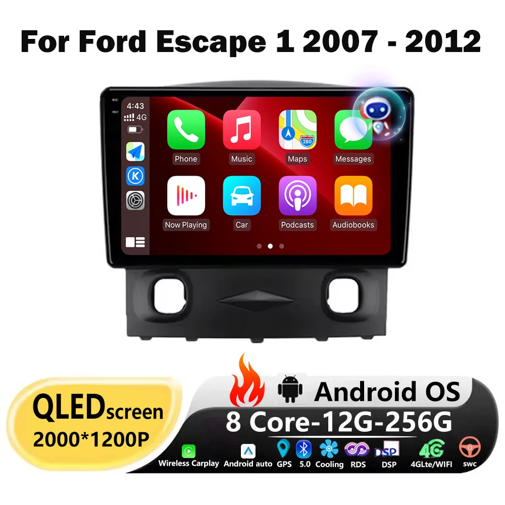 Android Auto 9-дюймовый для Ford Escape 1 2007-2012 DSP Авто Радио Стерео Автомобильный навигационный плеер Экран Головное устройство Монитор Стерео
Android Auto 9-дюймовый для Ford Escape 1 2007-2012 DSP Авто Радио Стерео Автомобильный навигационный плеер Экран Головное устройство Монитор Стерео