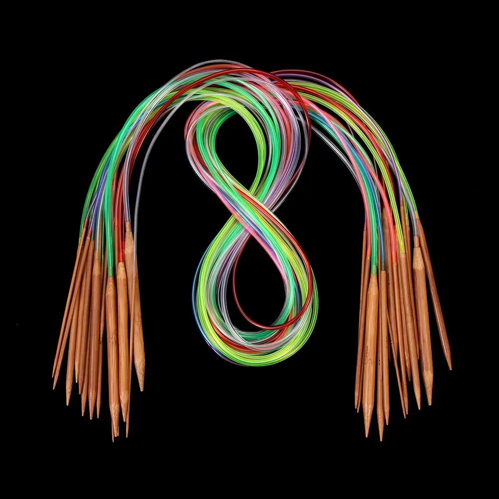 Finish Circular Smooth Needlework Bamboo Colored Tube Knitting Needles Circular Knitting Needles Sewing Accessories Crochet pin
Finish Circular Smooth Needlework Bamboo Colored Tube Knitting Needles Circular Knitting Needles Sewing Accessories Crochet pin