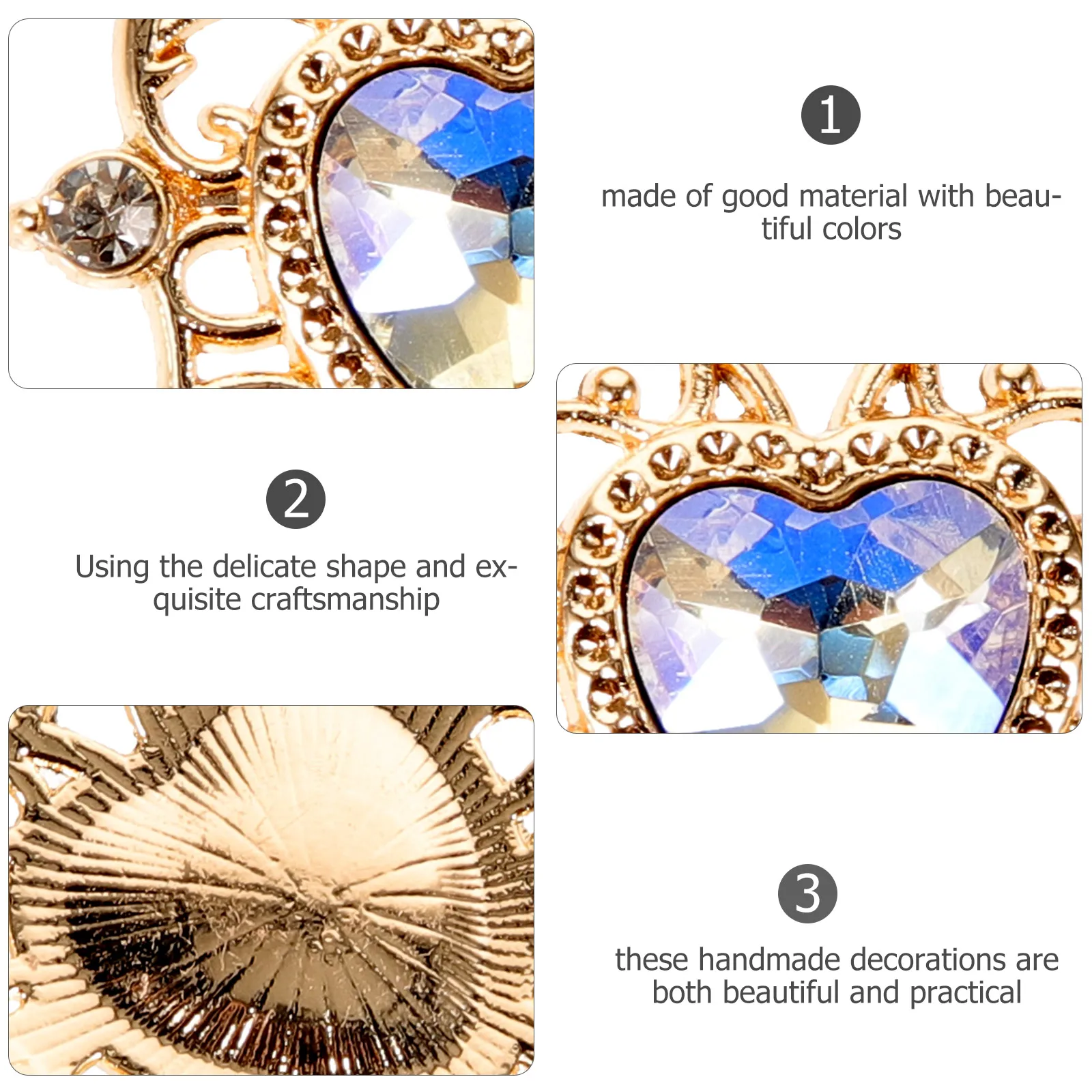 10 Pcs Hollow Lace Accessories Necklace Making Charms Heart Pendants Handmade Materials Small for Jewelry Alloy
10 Pcs Hollow Lace Accessories Necklace Making Charms Heart Pendants Handmade Materials Small for Jewelry Alloy