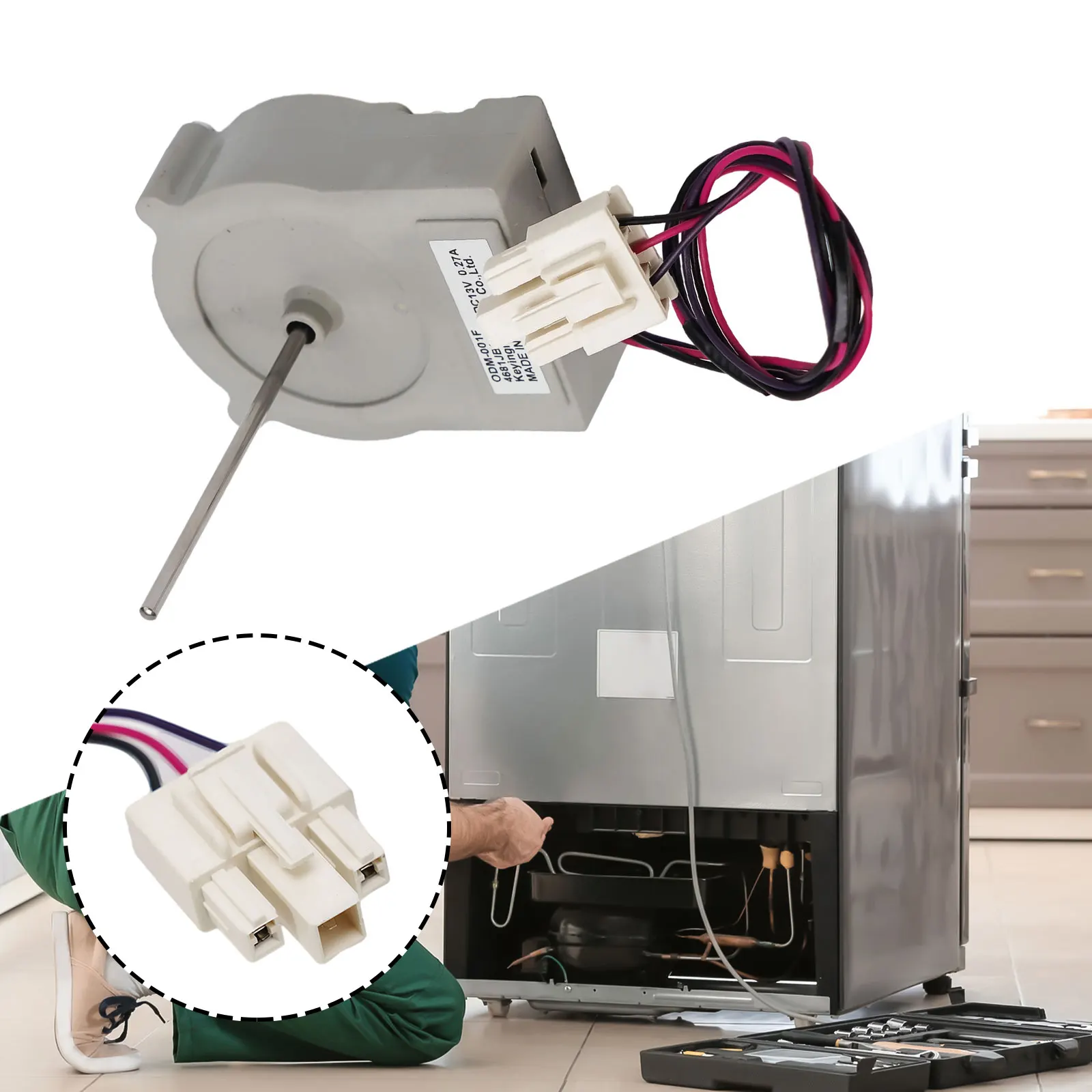 Sustainable Choice Replace Your Old For Refrigerator\\'s EVAPORATOR FAN MOTOR with this DC Unit Model 4681JB1027A
Sustainable Choice Replace Your Old For Refrigerator\\'s EVAPORATOR FAN MOTOR with this DC Unit Model 4681JB1027A
