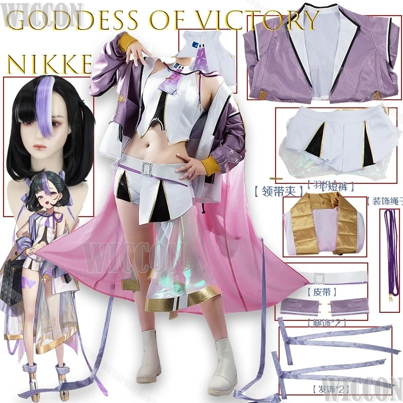 Syuen Goddess Of Victory NIKKE Одежда для косплея Киберпанк Мех Костюм Аниме Наряд Сексуальный Disfraz Mujer Kawaii Хэллоуин Карнавал Cos
Syuen Goddess Of Victory NIKKE Одежда для косплея Киберпанк Мех Костюм Аниме Наряд Сексуальный Disfraz Mujer Kawaii Хэллоуин Карнавал Cos