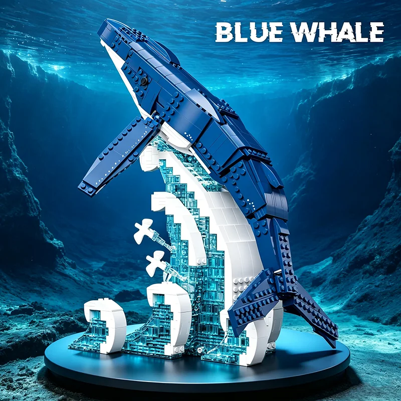 Blue Whale Ocean Scene Building Blocks 1163PCS Articulated Wave Base Whale Model Desktop Decoration Educational DIY Toy Gift
Blue Whale Ocean Scene Building Blocks 1163PCS Articulated Wave Base Whale Model Desktop Decoration Educational DIY Toy Gift