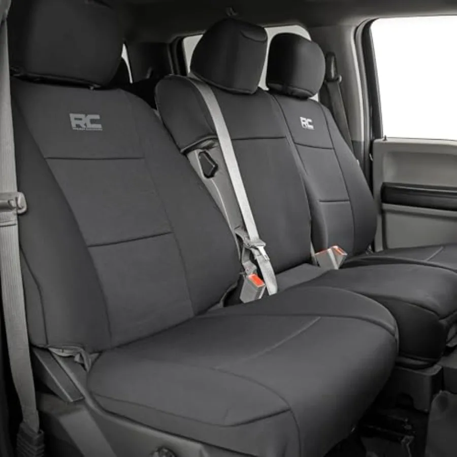 Неопреновые чехлы на передние и задние сиденья для Ford F-150 Lightning F-250 F-350 2015-2026 Crew Cab с передней скамейкой и задними сиденьями с раздельным отсеком 60/40
Неопреновые чехлы на передние и задние сиденья для Ford F-150 Lightning F-250 F-350 2015-2026 Crew Cab с передней скамейкой и задними сиденьями с раздельным отсеком 60/40