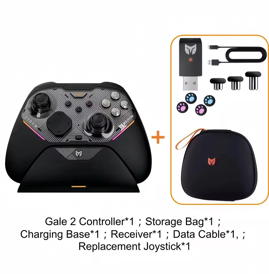 For Switch/Switch 2/PC Wireless Game Controller TMR Joystick Gale 2 Competitive Controller Multi-Mode Connection
For Switch/Switch 2/PC Wireless Game Controller TMR Joystick Gale 2 Competitive Controller Multi-Mode Connection