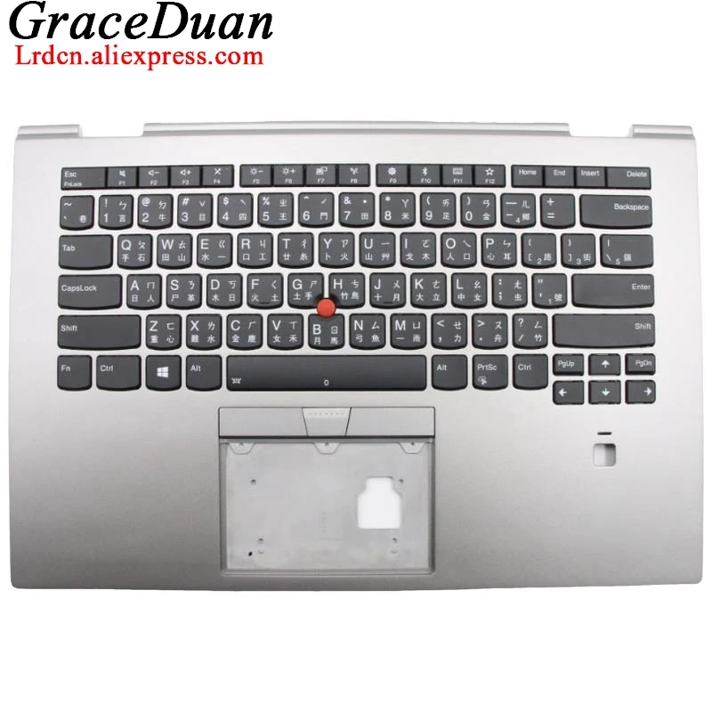 TW Traditional Silver Keyboard Upper Case Palmrest Shell Cover For Lenovo Thinkpad X1 Yoga 3rd Gen G3 01LX971 01YN931 01YN971 01
TW Traditional Silver Keyboard Upper Case Palmrest Shell Cover For Lenovo Thinkpad X1 Yoga 3rd Gen G3 01LX971 01YN931 01YN971 01